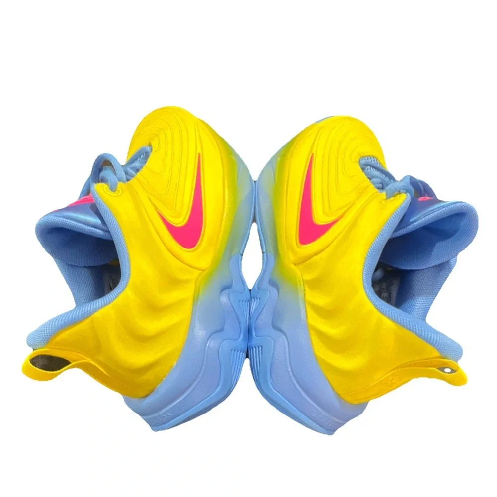 40 N20/Nike Giannis Immortality 4 FZ6734-700 Sneaker Yellow Blue Pink Kids US 7Y - Picture 7 of 11